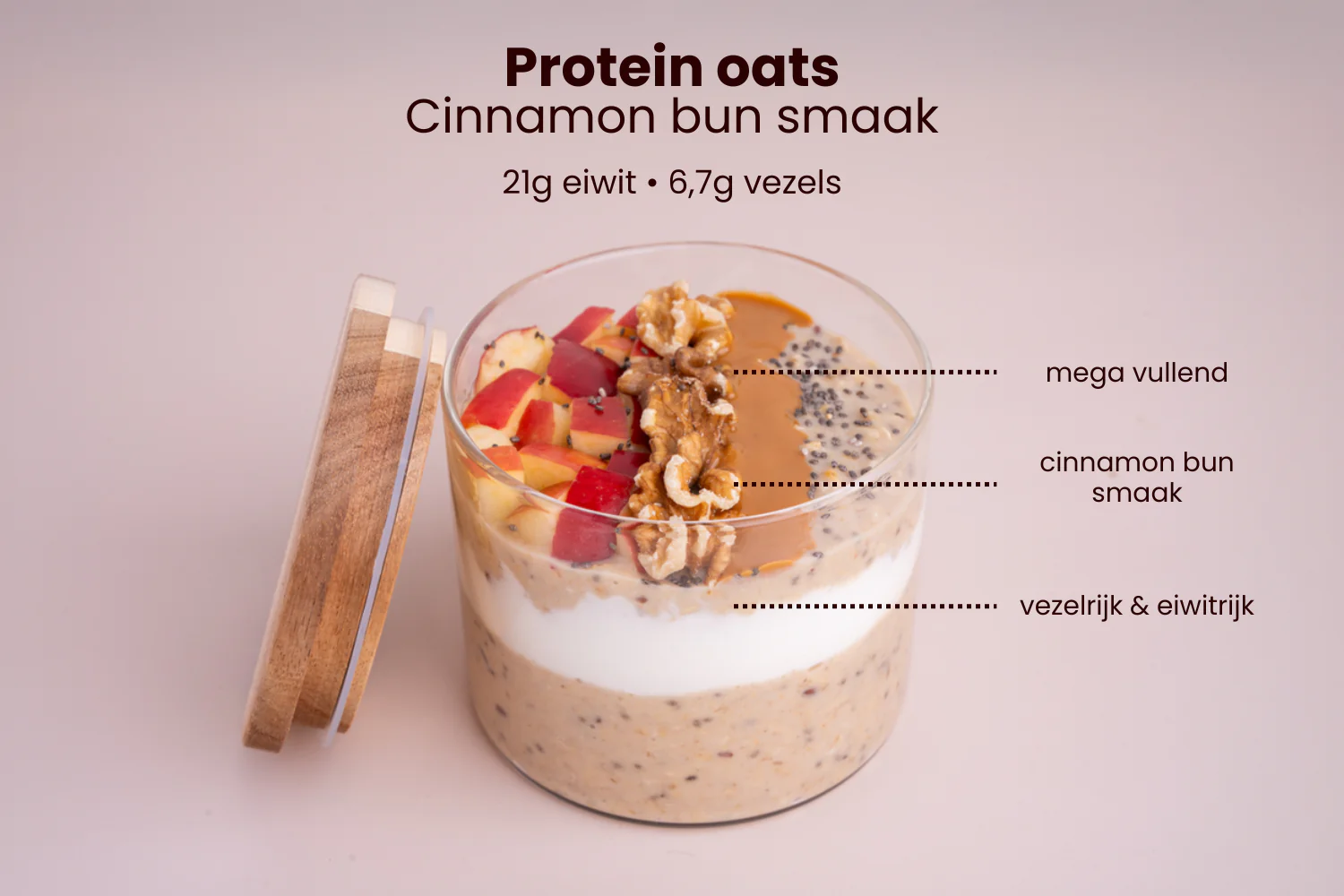 Proteine Oats - Cinnamon Bun Smaak - Image 4